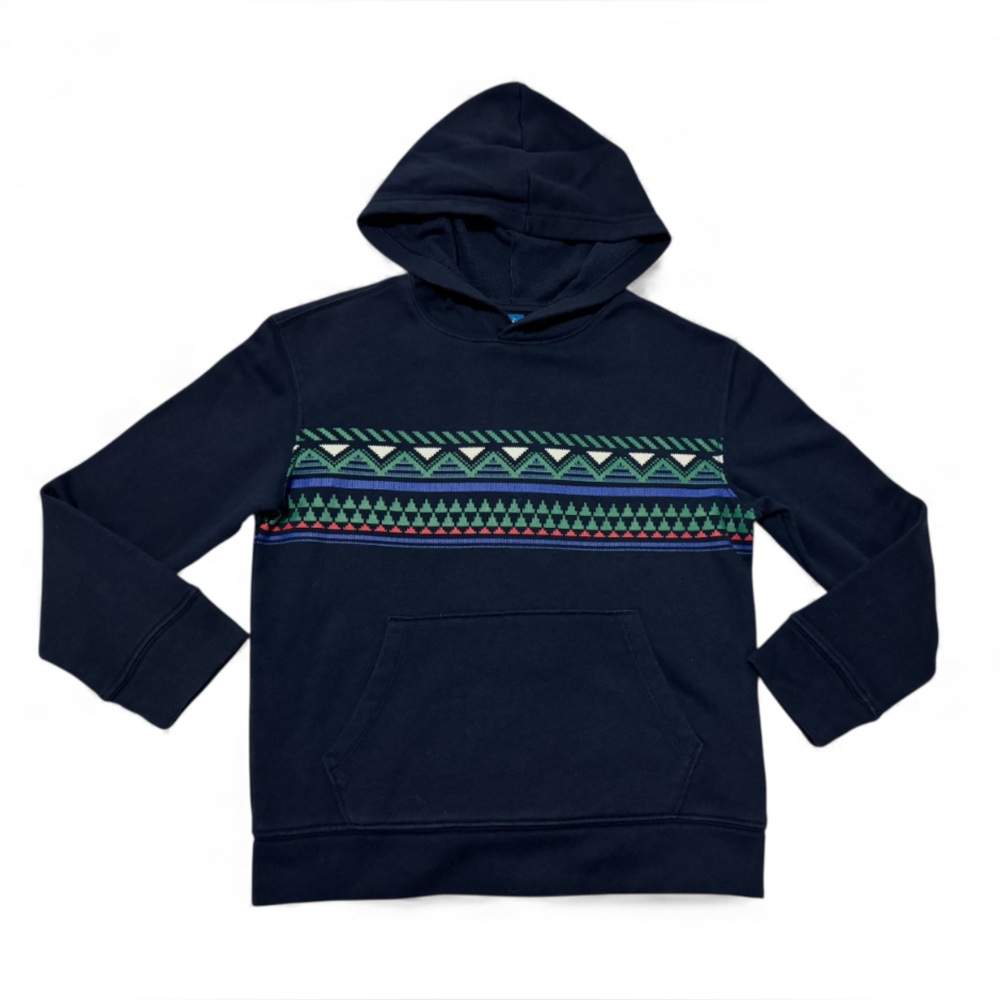 Old Navy Kids Hoodie with Geometric Pattern Size:L (10-12)